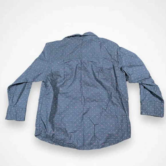 4/$20 The Children’s Place Navy Blue Button Down Shirt - Picture 3 of 4